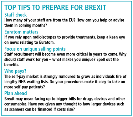 Top tips for Brexit